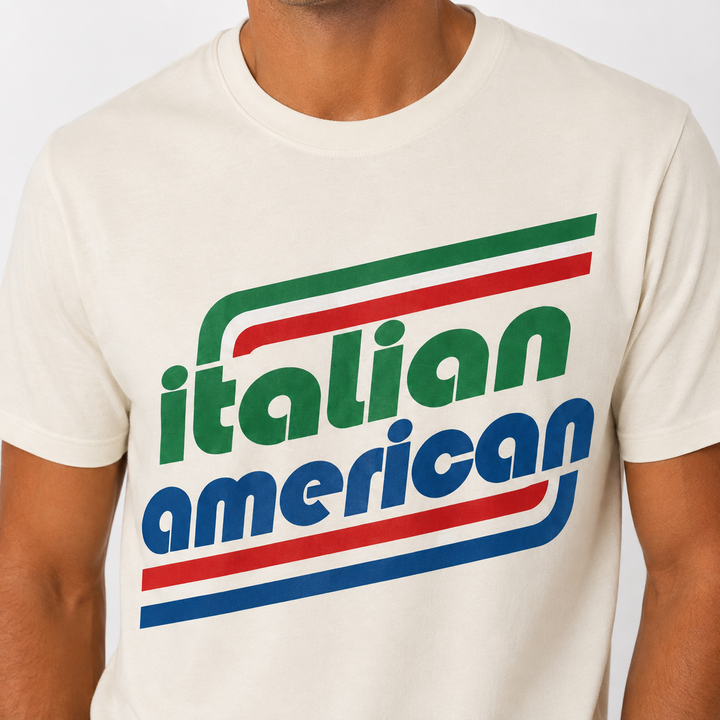 Italian American Retro Stripe Tee