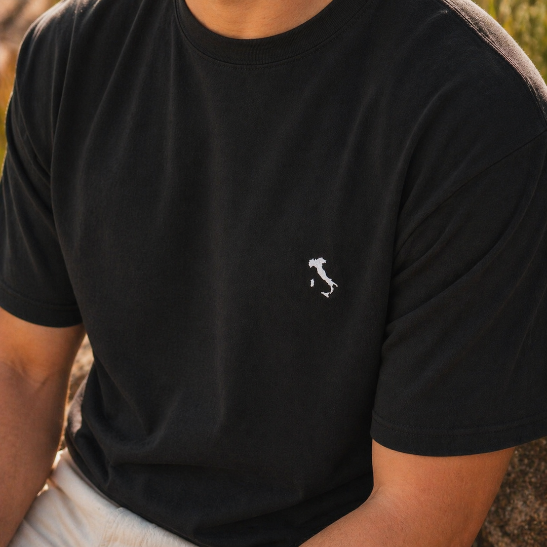 Italia Basic Embroidered Tee