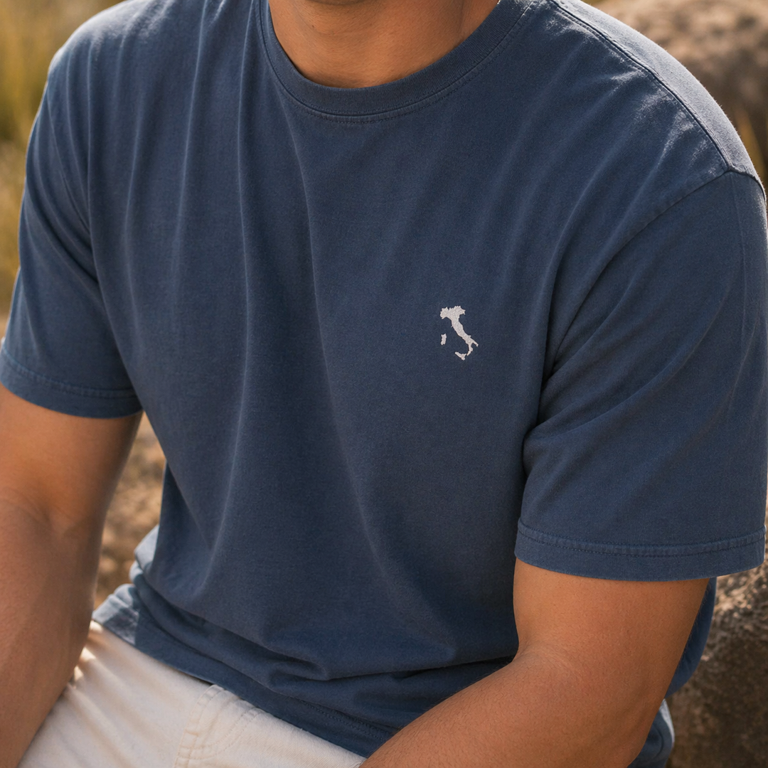 Italia Basic Embroidered Tee