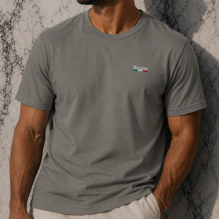 Buona Embroidered Tee