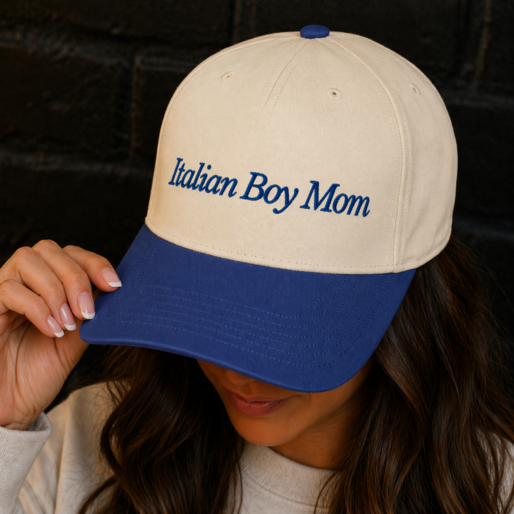Italian Boy Mom Two-Tone Hat