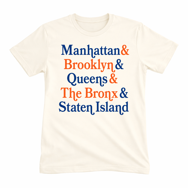 New York Boroughs Tee