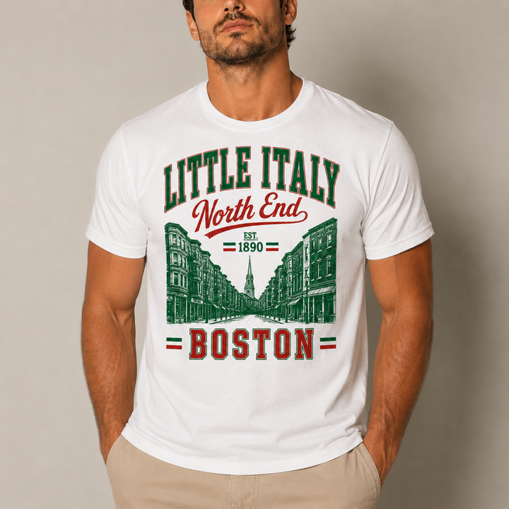 North End Boston Heritage Tee