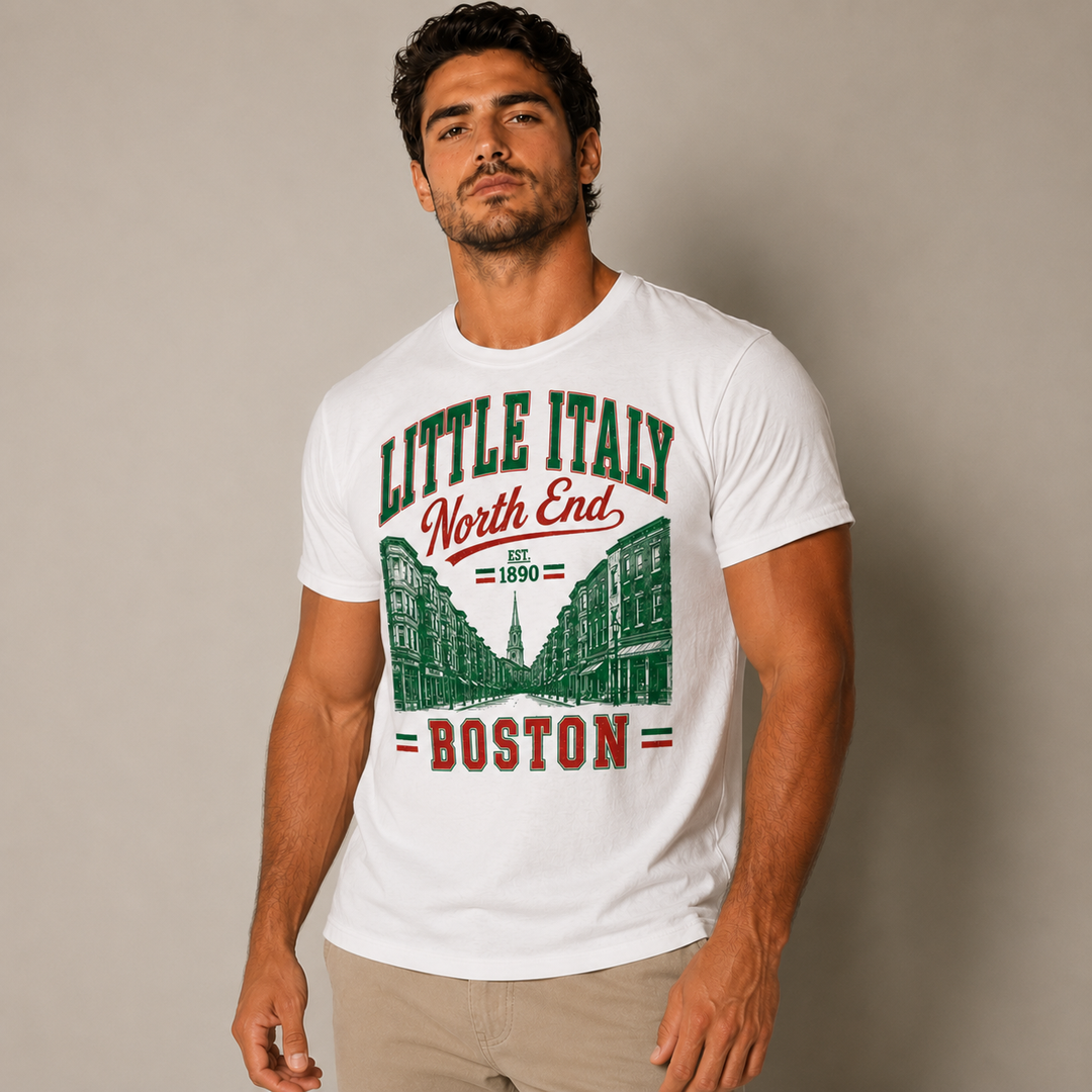 North End Boston Heritage Tee