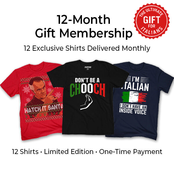 Hardcore Italians Shirt Club – 12 Month Gift Membership