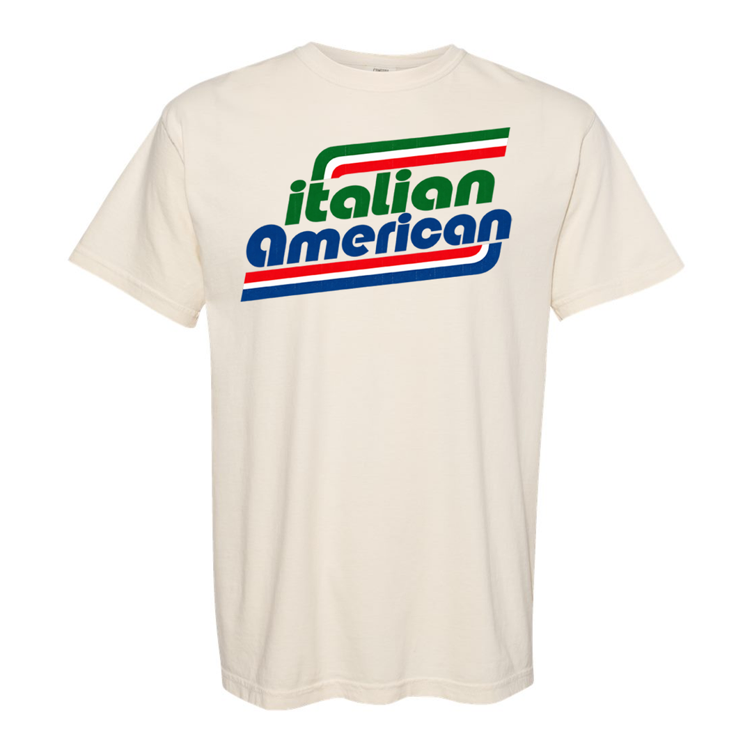 Italian American Retro Stripe Tee