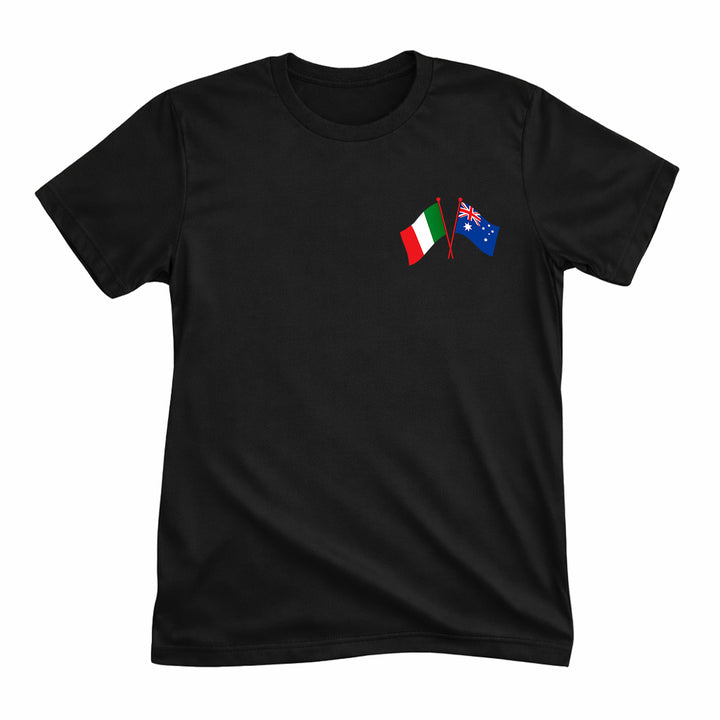 Italian-Australian Cross Flag Tee